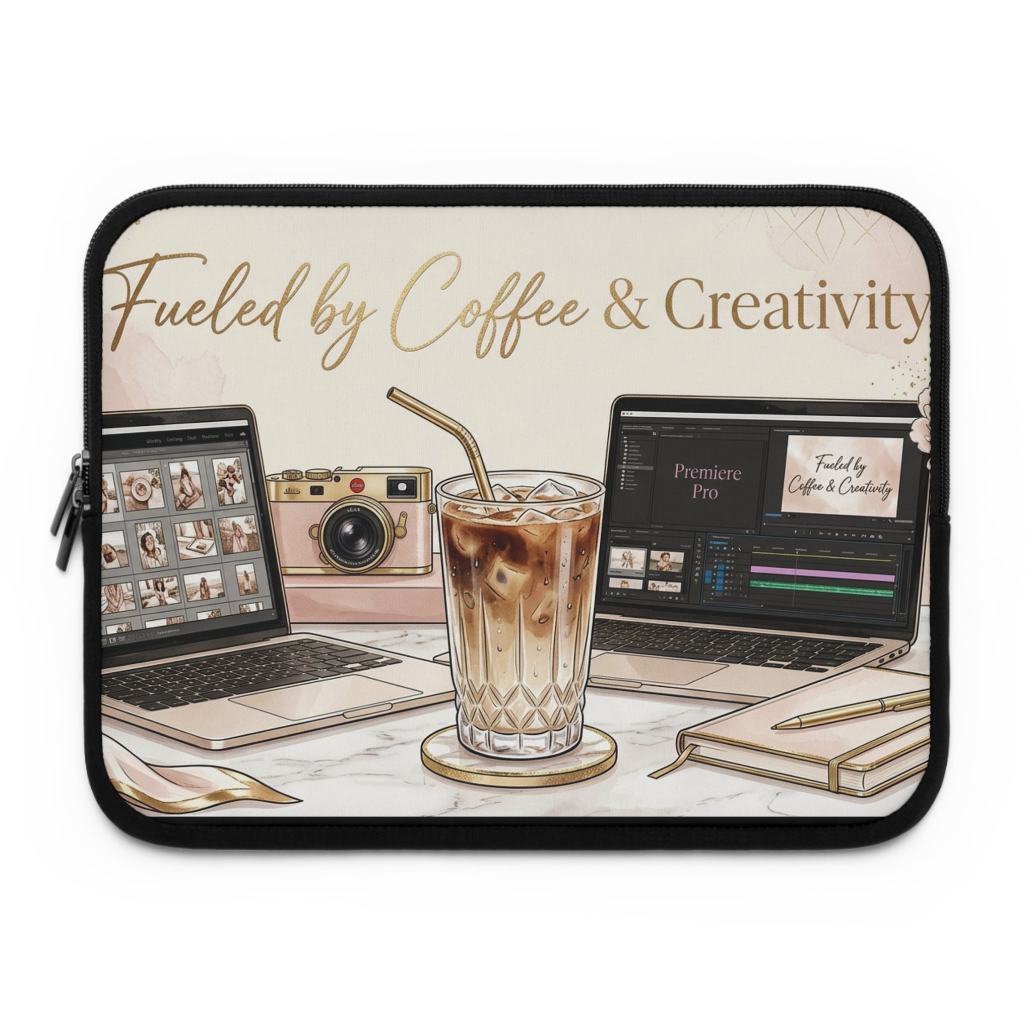 Coffee and Creativity Laptop Sleeve