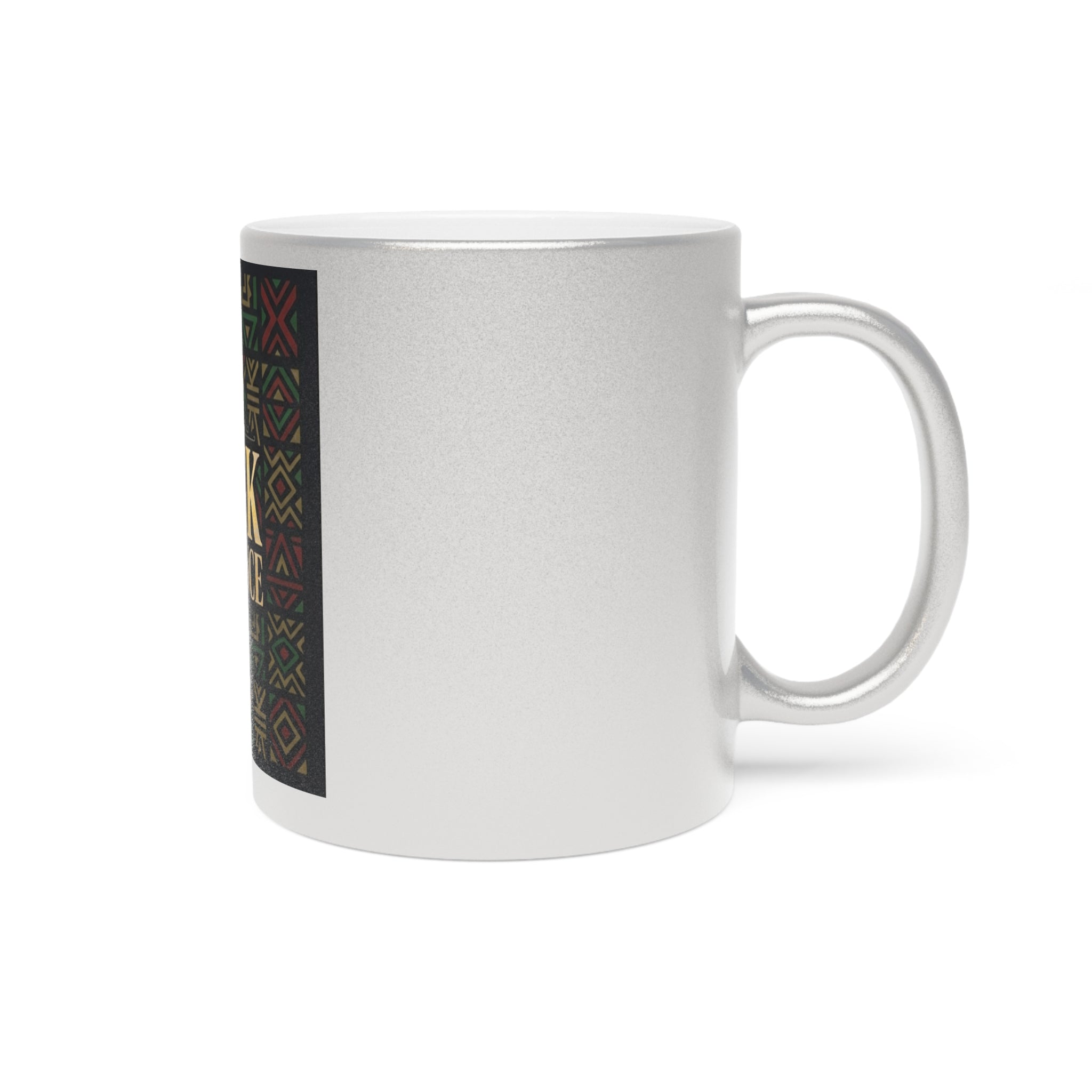 Black Excellence Metallic Mug (Silver\Gold)