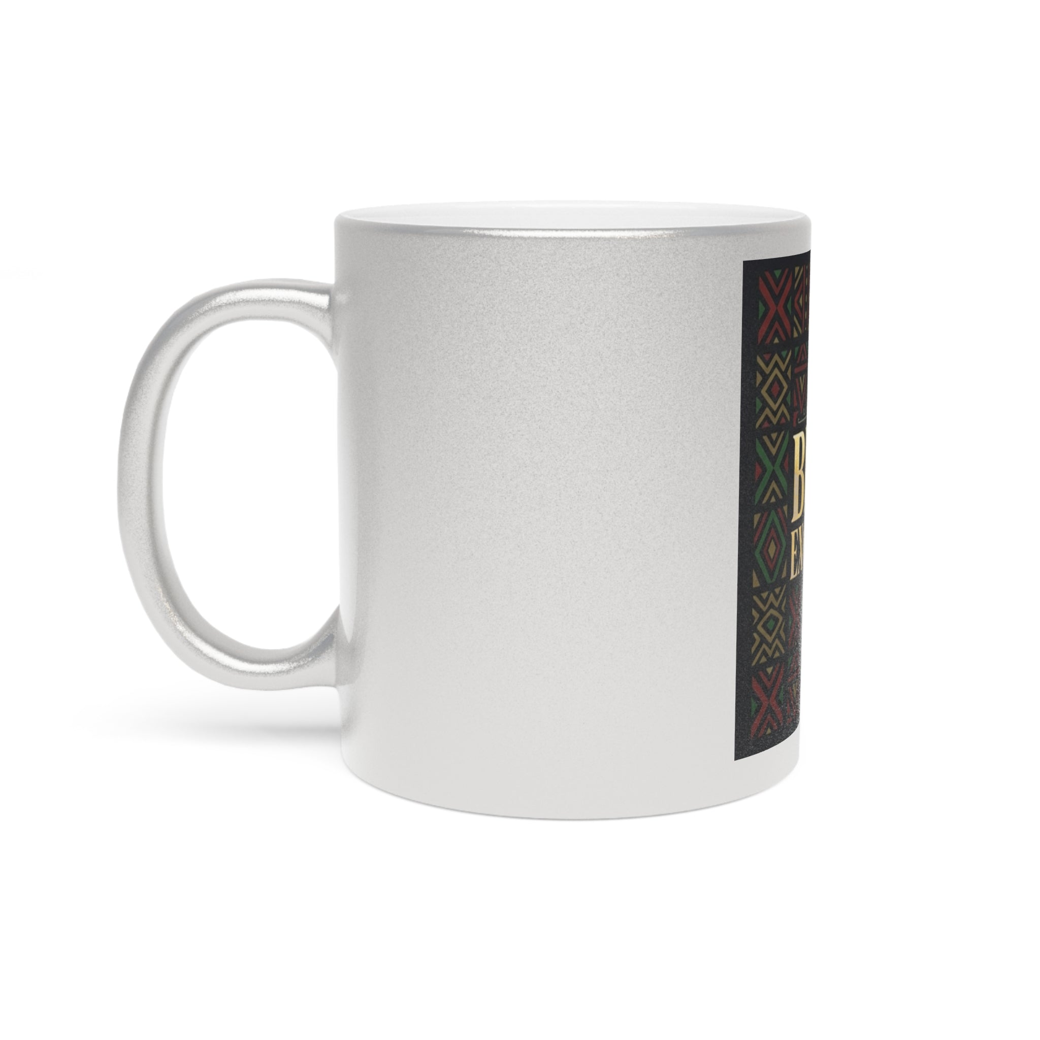 Black Excellence Metallic Mug (Silver\Gold)