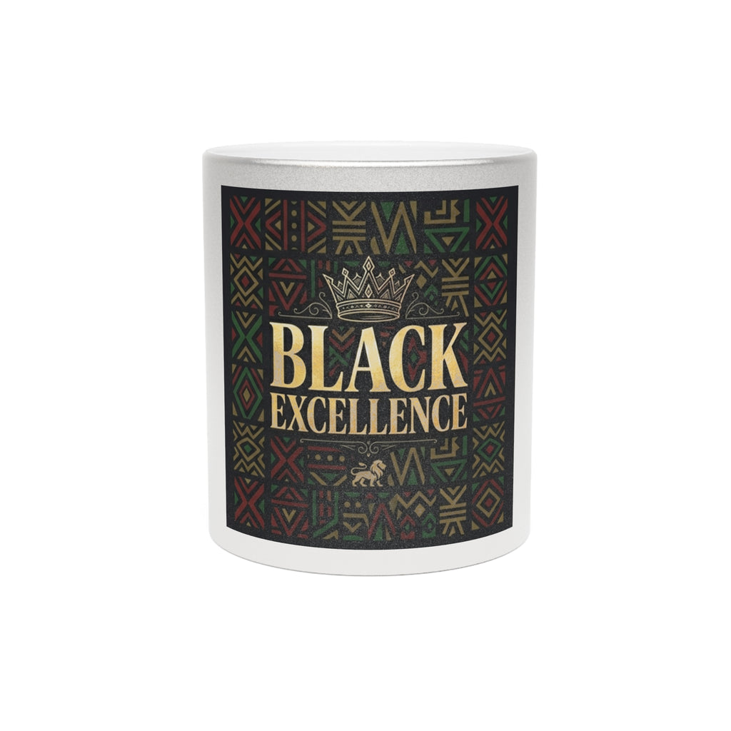 Black Excellence Metallic Mug (Silver\Gold)