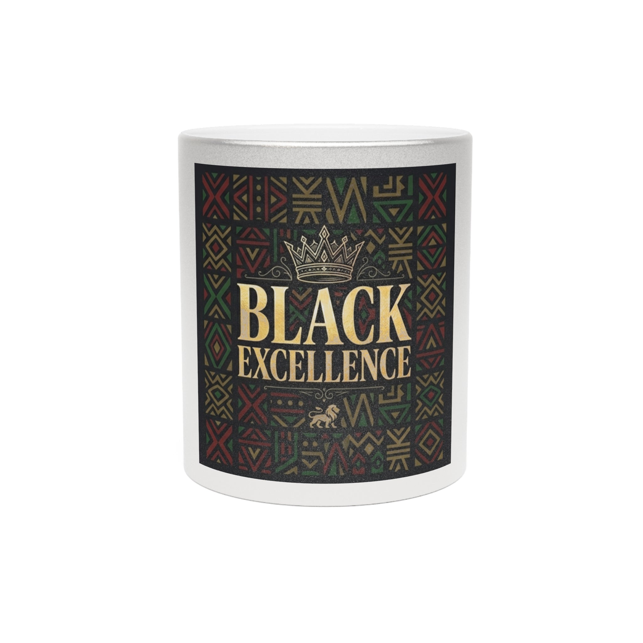 Black Excellence Metallic Mug (Silver\Gold)